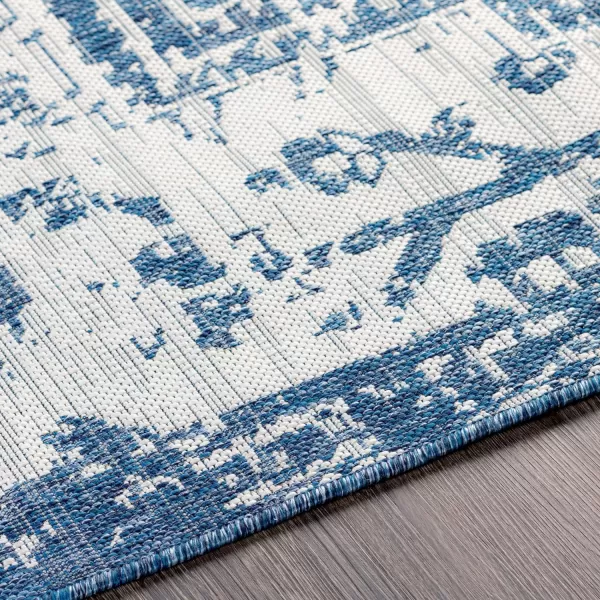 Artistic Weavers Masha Outdoor Traditional Area Rug67 Square Dark Blue