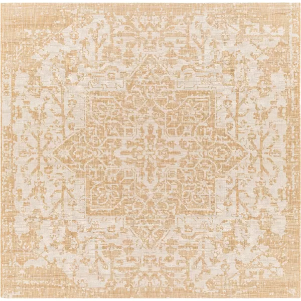 Artistic Weavers Masha Outdoor Traditional Area Rug67 Square Tan