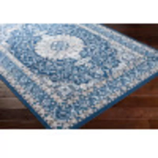 Artistic Weavers Medallion Vintage Mikka Area Rug 5 ft 3 in x 7 ft NavyNavy 92 x 12