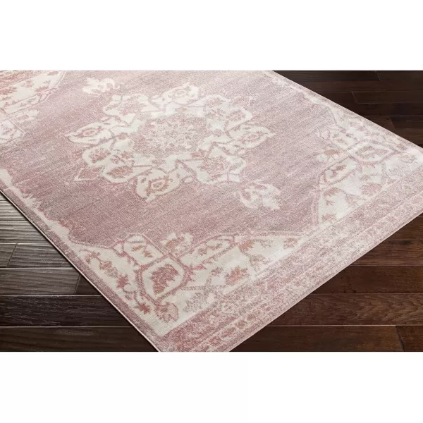 Artistic Weavers Mehrdad Traditional Floral Area 710 x 10 RustWhite53 x 7 Blush