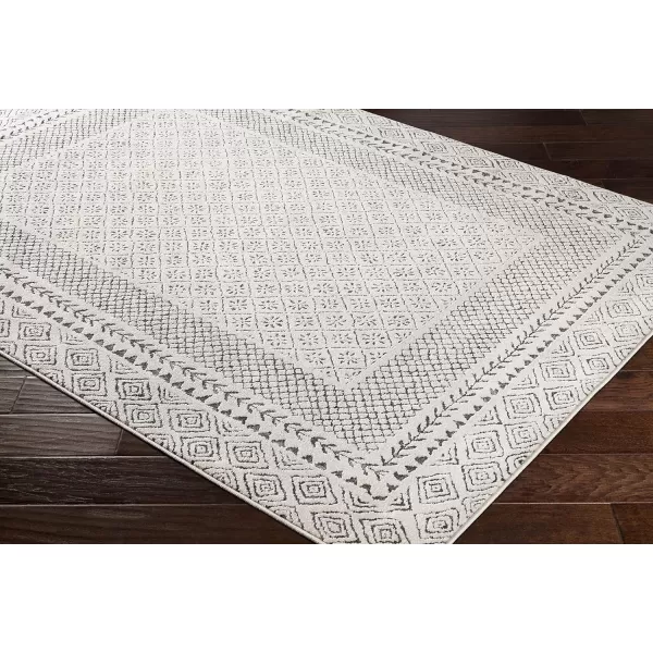 Artistic Weavers Melodie Boho Farmhouse Area Rug67 SquareBeigeBeigeCharcoal 2 x 211