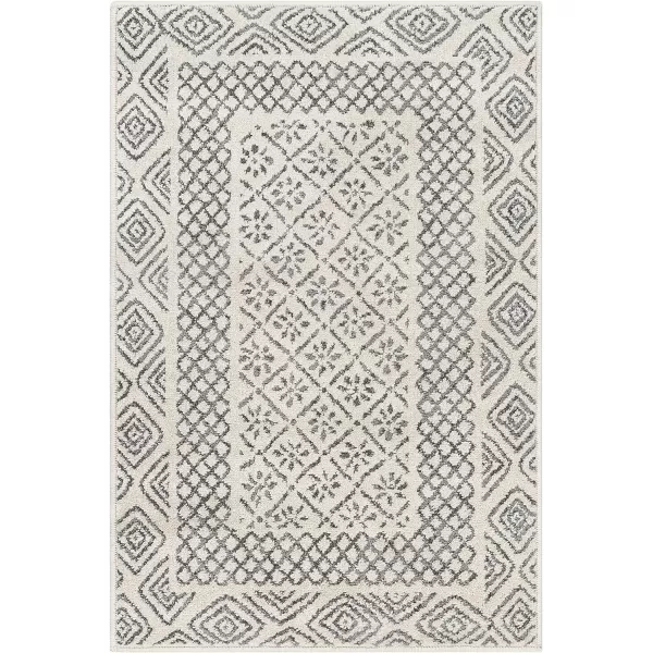 Artistic Weavers Melodie Boho Farmhouse Area Rug67 SquareBeigeBeigeCharcoal 2 x 211