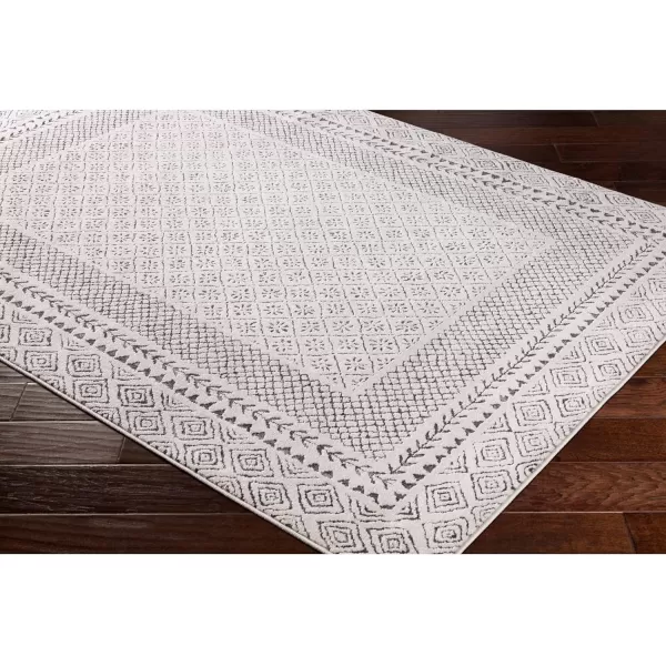 Artistic Weavers Melodie Boho Farmhouse Area Rug67 SquareBeigeBeigeCharcoal 27 x 10