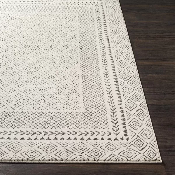 Artistic Weavers Melodie Boho Farmhouse Area Rug67 SquareBeigeBeigeCharcoal 311 x 57