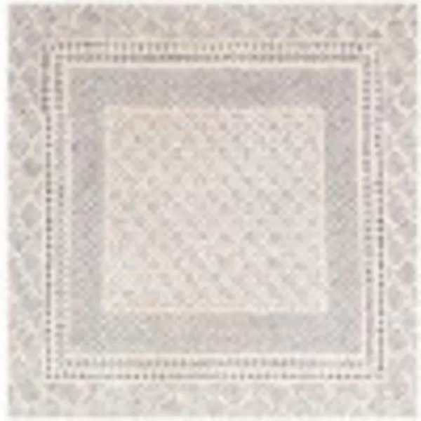 Artistic Weavers Melodie Boho Farmhouse Area Rug67 SquareBeigeBeigeCharcoal 53 Square