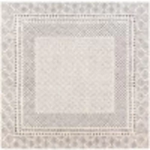 Artistic Weavers Melodie Boho Farmhouse Area Rug67 SquareBeigeBeigeCharcoal 67 Square