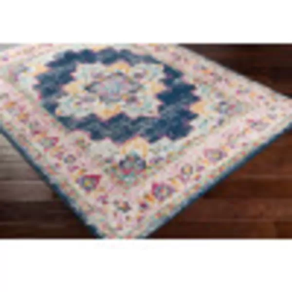 Artistic Weavers Melta Vintage Oriental Area Rug53 x 71Dark Blue5 ft 3 in x 7 ft 1 in Dark Blue