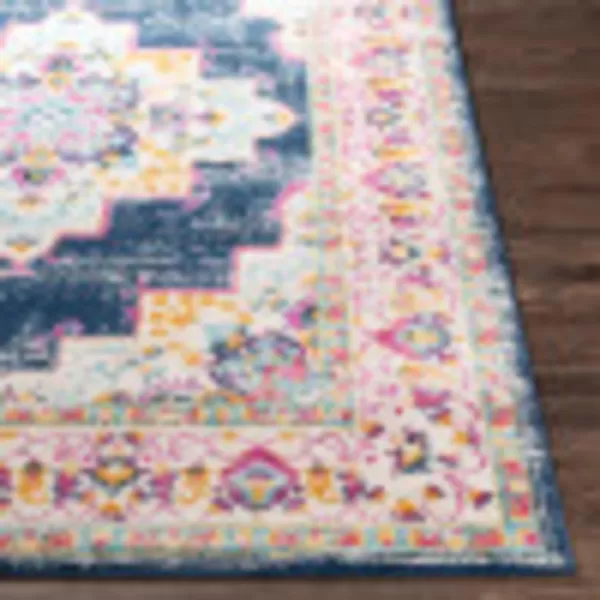 Artistic Weavers Melta Vintage Oriental Area Rug53 x 71Dark Blue5 ft 3 in x 7 ft 1 in Dark Blue