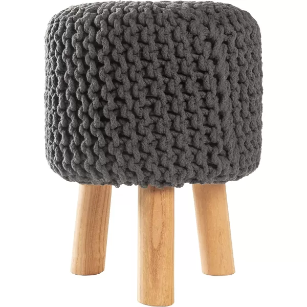 Artistic Weavers Miyax Stool 12 x 12 x 16 CharcoalCharcoal