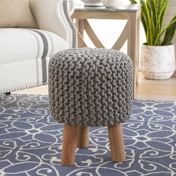 Artistic Weavers Miyax Stool 12 x 12 x 16 CharcoalGrey