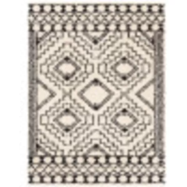 Artistic Weavers Moroccan Soft Ana Maria Shag Area Rug 5 x 8 CreamCharcoal27 x 73