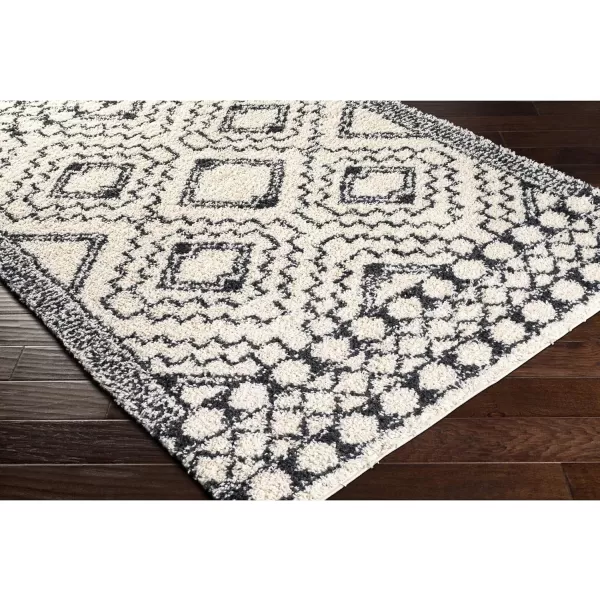 Artistic Weavers Moroccan Soft Ana Maria Shag Area Rug 5 x 8 CreamCharcoal5 x 8 Feet