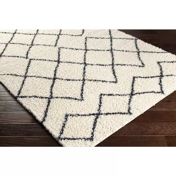 Artistic Weavers Moroccan Soft Brigid Shag Area Rug 53 x 7 CreamCharcoal53 x 7 CreamCharcoal