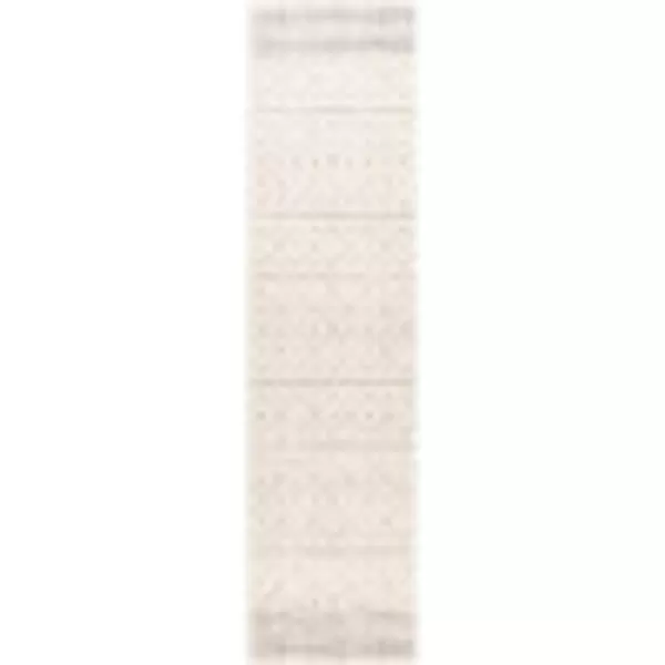 Artistic Weavers NELA Area Rug 67 Square WhiteWhite 27 x 10