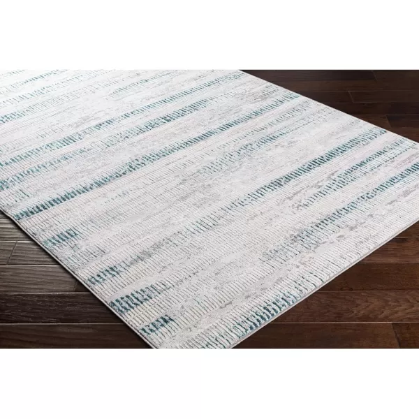 Artistic Weavers Nami Modern Striped Area Rug 52 x 7 Dark Blue9 x 12 Teal
