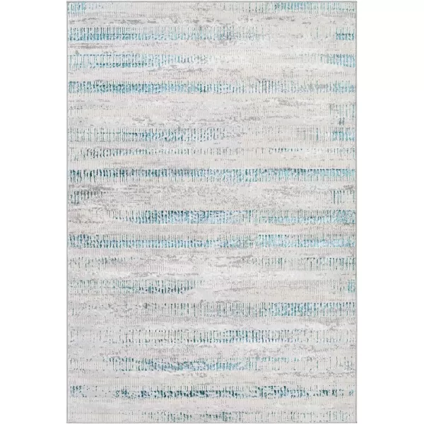 Artistic Weavers Nami Modern Striped Area Rug 52 x 7 Dark Blue9 x 12 Teal