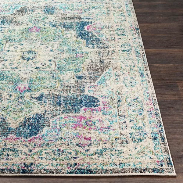 Artistic Weavers Neville Area Rug 53 Round Teal2 x 3 Teal