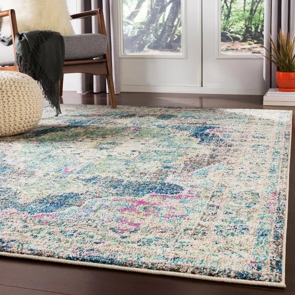 Artistic Weavers Neville Area Rug 53 Round Teal2 x 3 Teal