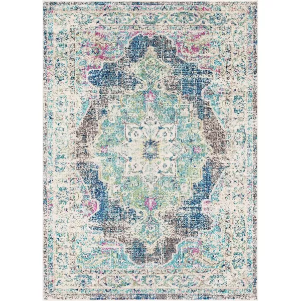 Artistic Weavers Neville Area Rug 53 Round Teal2 x 3 Teal