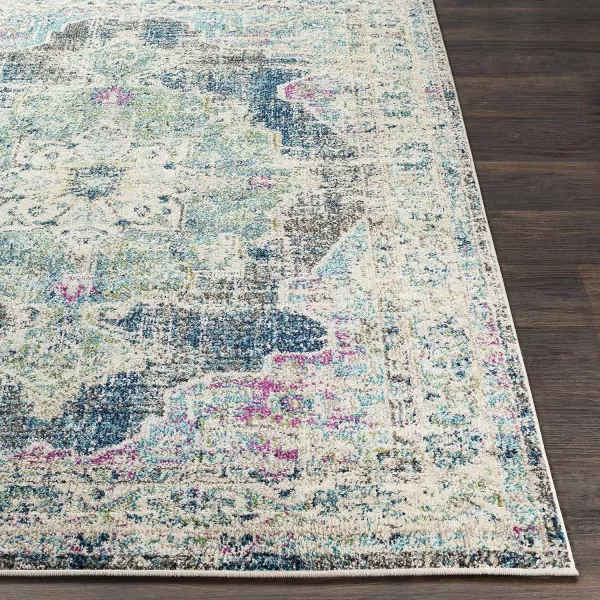 Artistic Weavers Neville Area Rug 53 Round Teal311 x 57 Teal