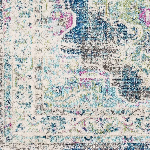 Artistic Weavers Neville Area Rug 53 Round Teal53 x 73 Teal