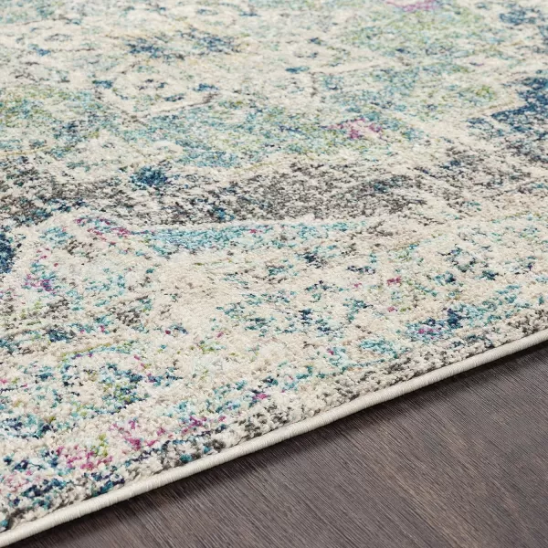 Artistic Weavers Neville Area Rug 53 Round Teal53 x 73 Teal