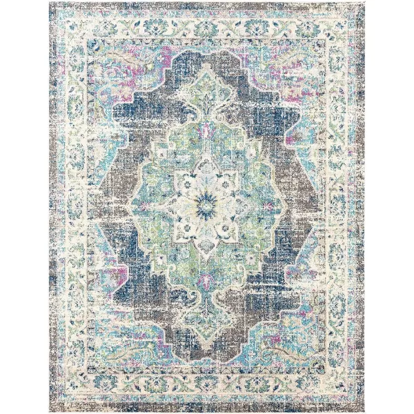 Artistic Weavers Neville Area Rug 53 Round Teal710 x 103 Teal