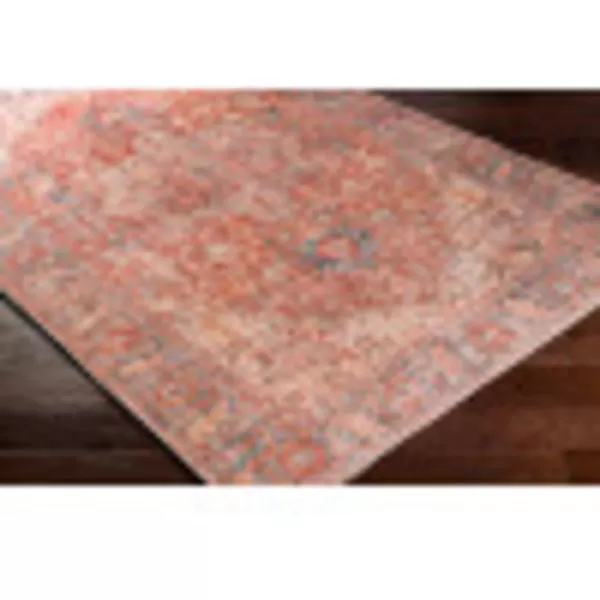 Artistic Weavers Nico Vintage Floral Washable Area Rug 53 x 73 Burnt OrangeNavy2 x 211