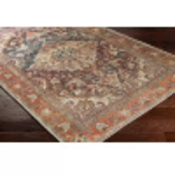 Artistic Weavers Nico Vintage Medallion Area Rug 53 x 73 Burnt OrangeTeal2 x 211