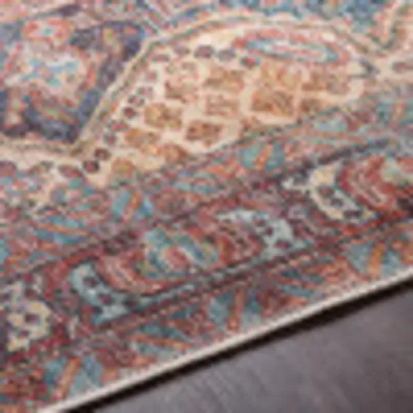 Artistic Weavers Nico Vintage Oriental Runner Area Rug27 x 710 NavyRust2 x 211