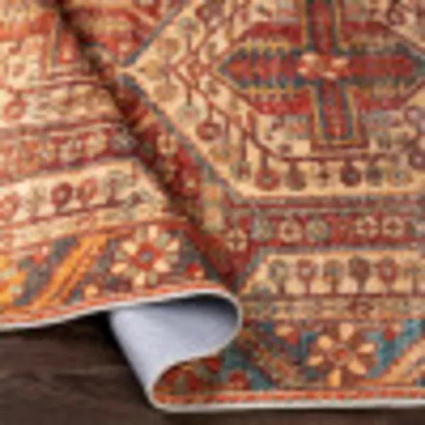 Artistic Weavers Nico Vintage Tribal Area Rug 710 x 102 OrangeRust53 x 73