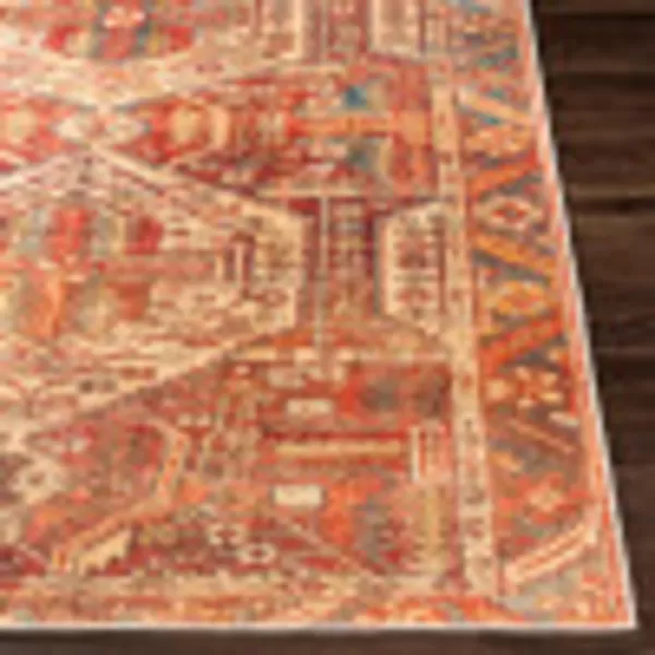 Artistic Weavers Nico Vintage Tribal Area Rug 710 x 102 OrangeRust53 x 73