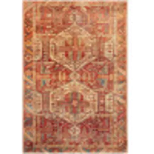 Artistic Weavers Nico Vintage Tribal Area Rug 710 x 102 OrangeRust53 x 73