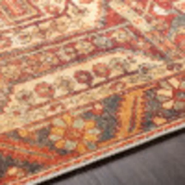 Artistic Weavers Nico Vintage Tribal Area Rug 710 x 102 OrangeRust53 x 73