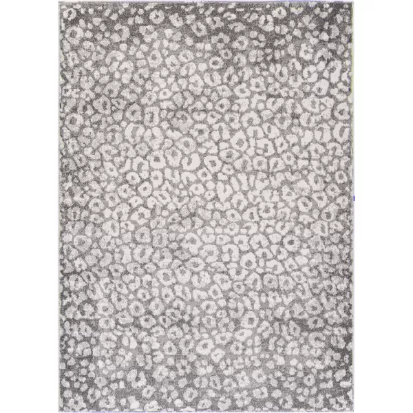 Artistic Weavers Nixie Leopard Print Area Rug 5 ft 3 in x 7 ft 3 in Medium Gray5 ft 3 in x 7 ft 3 in Charcoal