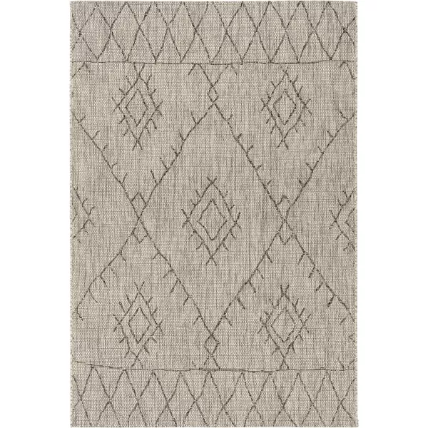 Artistic Weavers Nuada Bohemian Outdoor Area Rug 67 Square Black2 x 211 Black