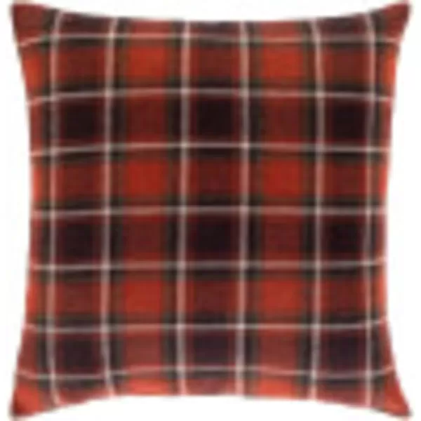 Artistic Weavers Oakley Pillow 18 x 18 Camel Black BeigeDark Red 20W x 20L