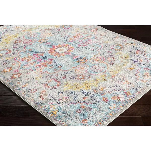 Artistic Weavers Odelia Vintage Bohemian Area Rug710 SquareOrangeNavyAqua 710 x 103