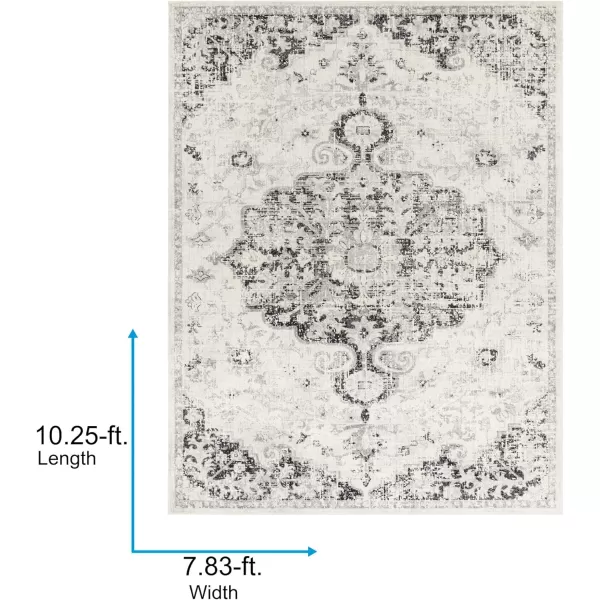 Artistic Weavers Odelia Vintage Bohemian Area Rug710 SquareOrangeNavyBlack 710 x 103