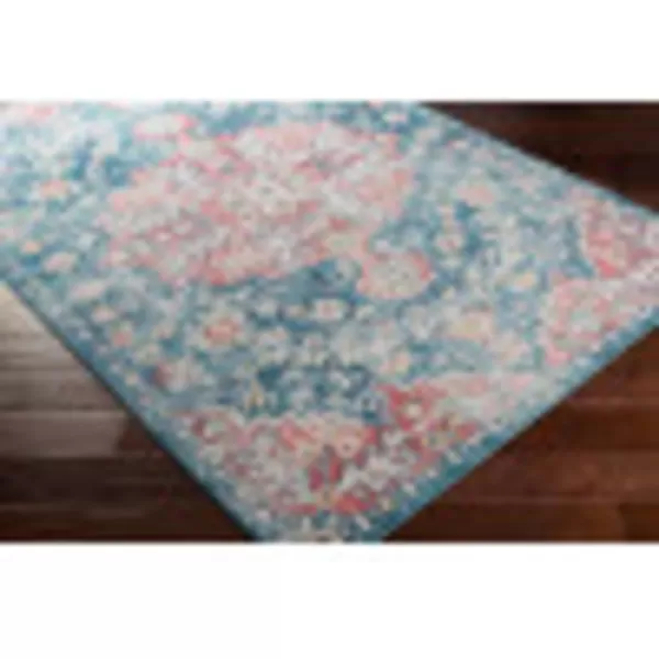 Artistic Weavers Odelia Vintage Bohemian Area Rug710 SquareOrangeNavyBlueBlush 67 x 9