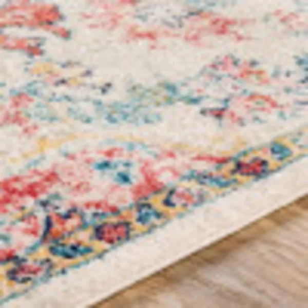 Artistic Weavers Odelia Vintage Bohemian Area Rug710 SquareOrangeNavyBlushYellow 67 x 9