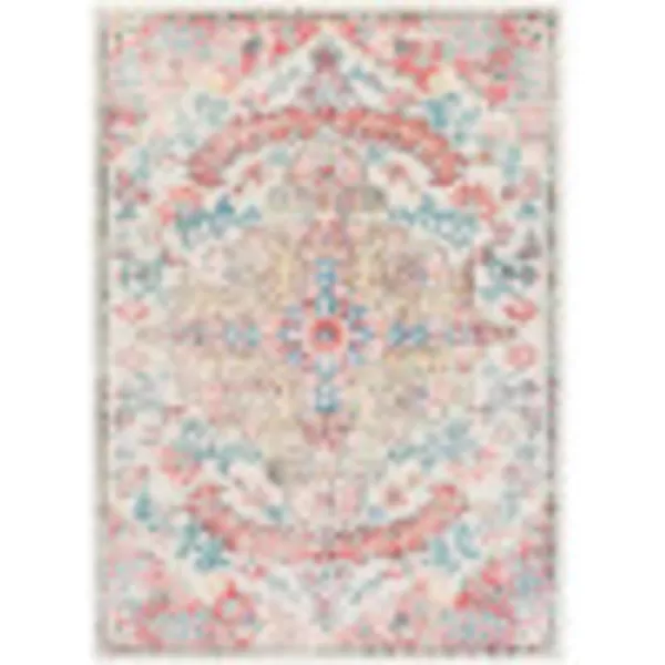 Artistic Weavers Odelia Vintage Bohemian Area Rug710 SquareOrangeNavyBlushYellow 67 x 9