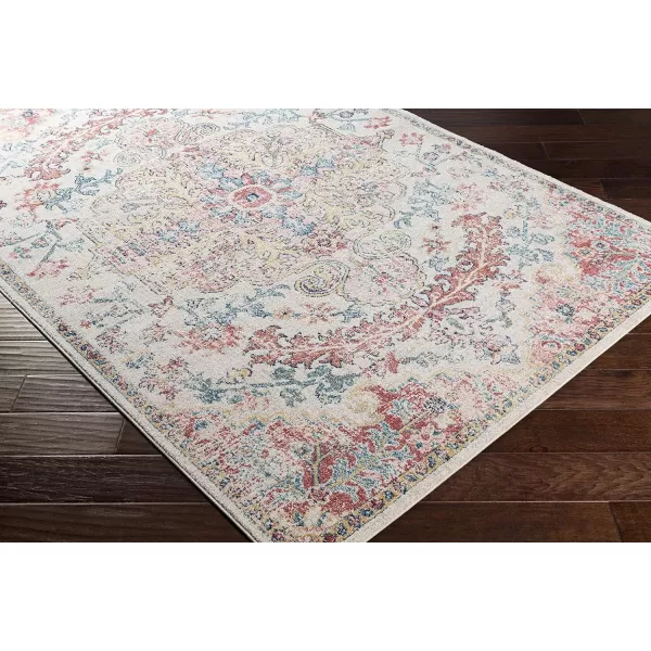 Artistic Weavers Odelia Vintage Bohemian Area Rug710 SquareOrangeNavyBlushYellow 67 x 9