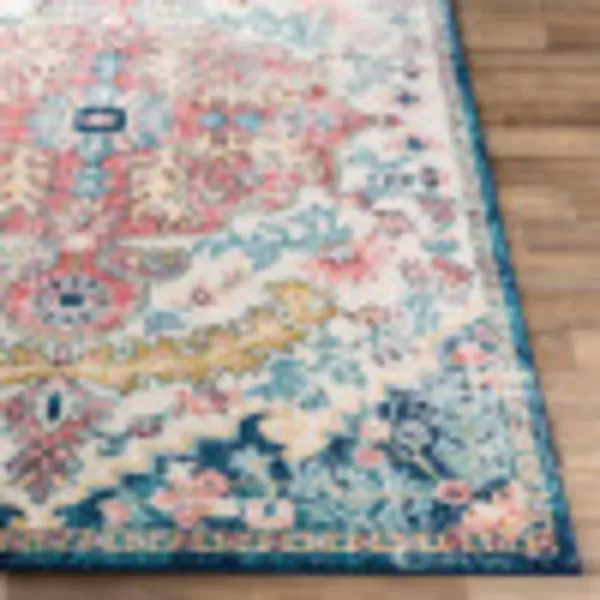 Artistic Weavers Odelia Vintage Bohemian Area Rug710 SquareOrangeNavyGarnetNavy 27 x 10