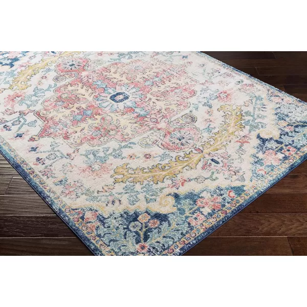 Artistic Weavers Odelia Vintage Bohemian Area Rug710 SquareOrangeNavyGarnetNavy 67 Round