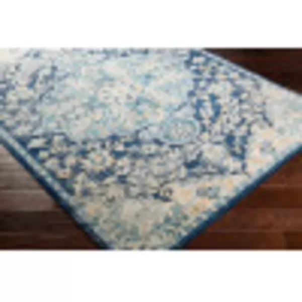 Artistic Weavers Odelia Vintage Bohemian Area Rug710 SquareOrangeNavyNavySky Blue 53 x 73