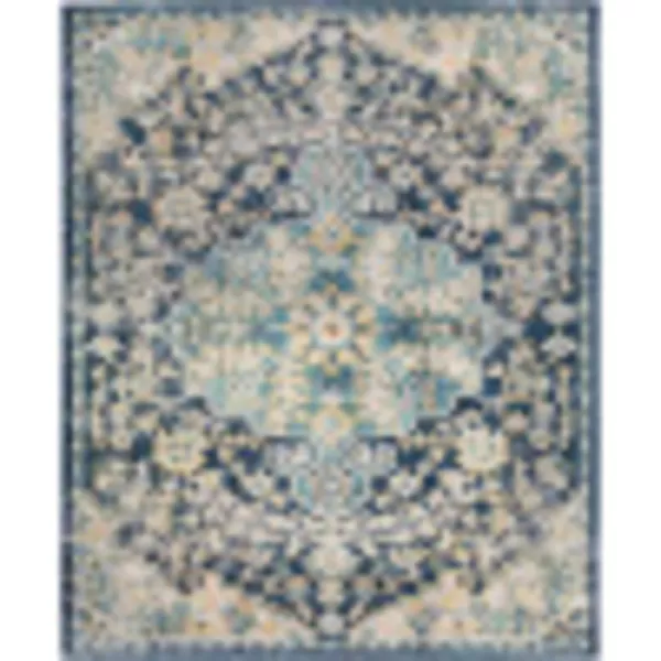 Artistic Weavers Odelia Vintage Bohemian Area Rug710 SquareOrangeNavyNavySky Blue 710 x 10