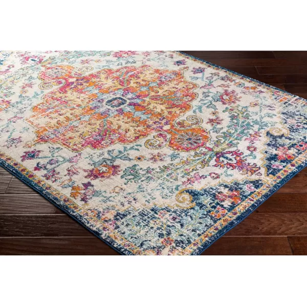 Artistic Weavers Odelia Vintage Bohemian Area Rug710 SquareOrangeNavyOrangeNavy 10 x 13