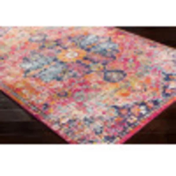 Artistic Weavers Odelia Vintage Bohemian Area Rug710 SquareOrangeNavyPinkOrange 311 x 57