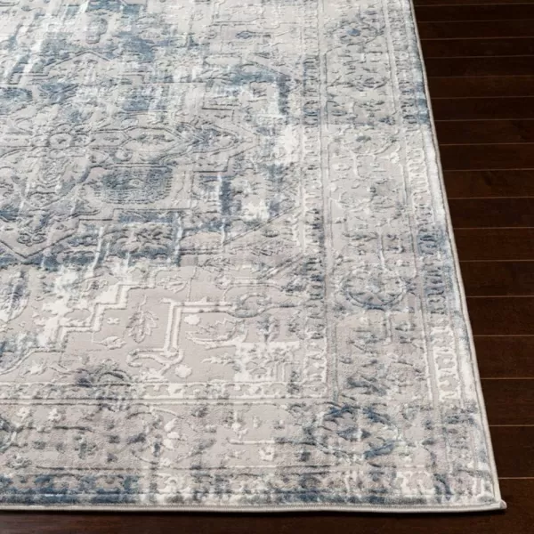 Artistic Weavers Odyssey Blue and Gray Updated Traditional 2 x 3 Area Rug 2 x 2112 x 211 Blue